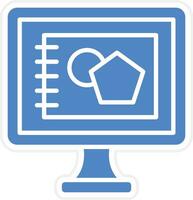 Digital Sketch Vector Icon