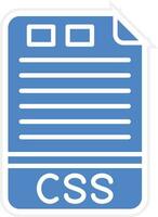 icono de vector de css