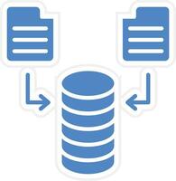 Data Flow Vector Icon