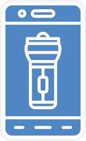 Mobile Torch Vector Icon