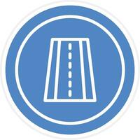 carril vector icono