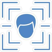Face Scan Vector Icon
