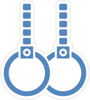 Gym Rings Vector Icon