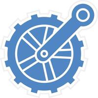 Crankset Vector Icon