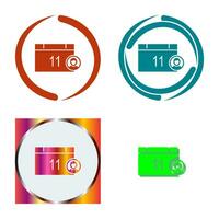 Unique Event Management Vector Icon