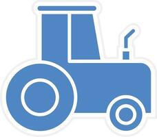 icono de vector de tractor