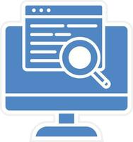 Online Search Vector Icon