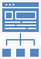 Website Structure Vector Icon