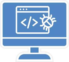 Website Bug Vector Icon