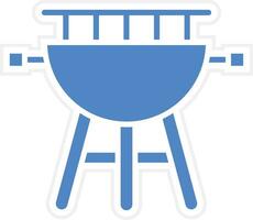 BBQ Grill Vector Icon