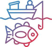 Big Game Fishing Vector Icon