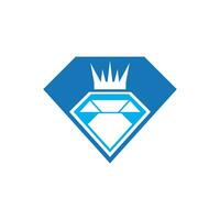 joyería línea Arte diamante logo icono y símbolo vector