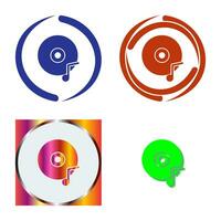 Music CD Vector Icon