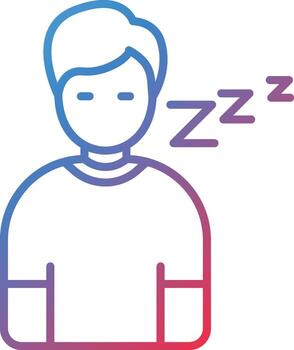 perezoso vector icono