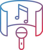 Virtual Concert Vector Icon