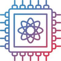Quantum Computer Vector Icon