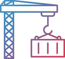 Container Crane Vector Icon