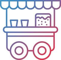 Popcorn Stall Vector Icon