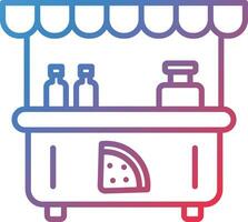 Pizza Stall Vector Icon