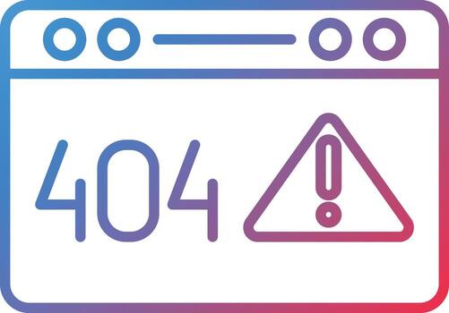 Internet Server Error Vector Icon