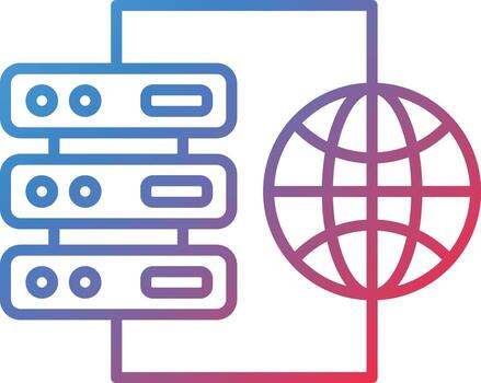 icono de vector de base de datos