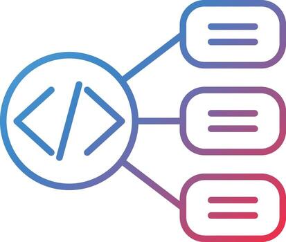 diseño algoritmo vector icono