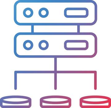 icono de vector de datos estructurados