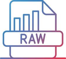 Raw Data Vector Icon