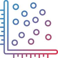 Scatter Plot Vector Icon