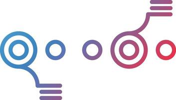 Circle Accent Timeline Vector Icon