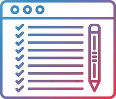 icono de vector de prueba