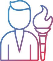 Fire Breather Vector Icon