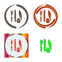 Unique Writing Equipment Vector Icon