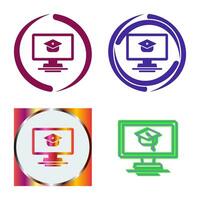 Online Course Vector Icon