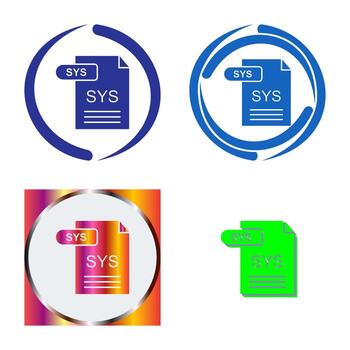 icono de vector de sistema