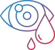 Watery Eyes Vector Icon