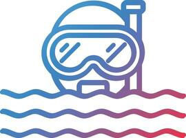 buceo vector icono