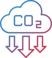 Reduce Co2 Emissions Vector Icon