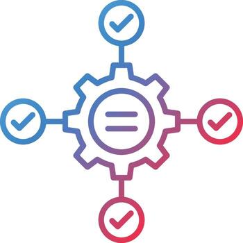 proyectos y flujo de trabajo vector icono