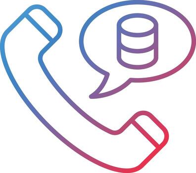 contacto base de datos vector icono