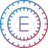 E Shot Vector Icon