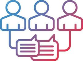 Engaging With Audience Vector Icon