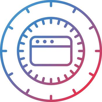 contextual focalización vector icono