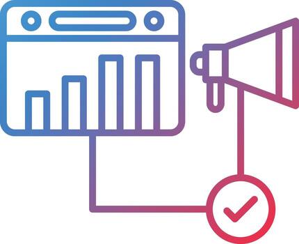 Average Position Vector Icon