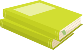 pile de livres dessin animé illustration png