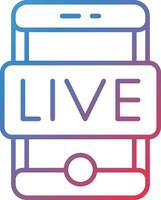 Live Stream Vector Icon