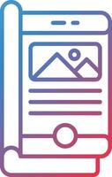 Online Magazine Vector Icon