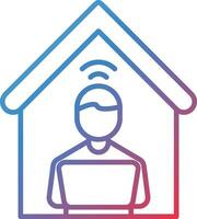 Remote Work Vector Icon