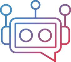 Virtual Assistant Vector Icon