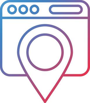 mapa paquete vector icono